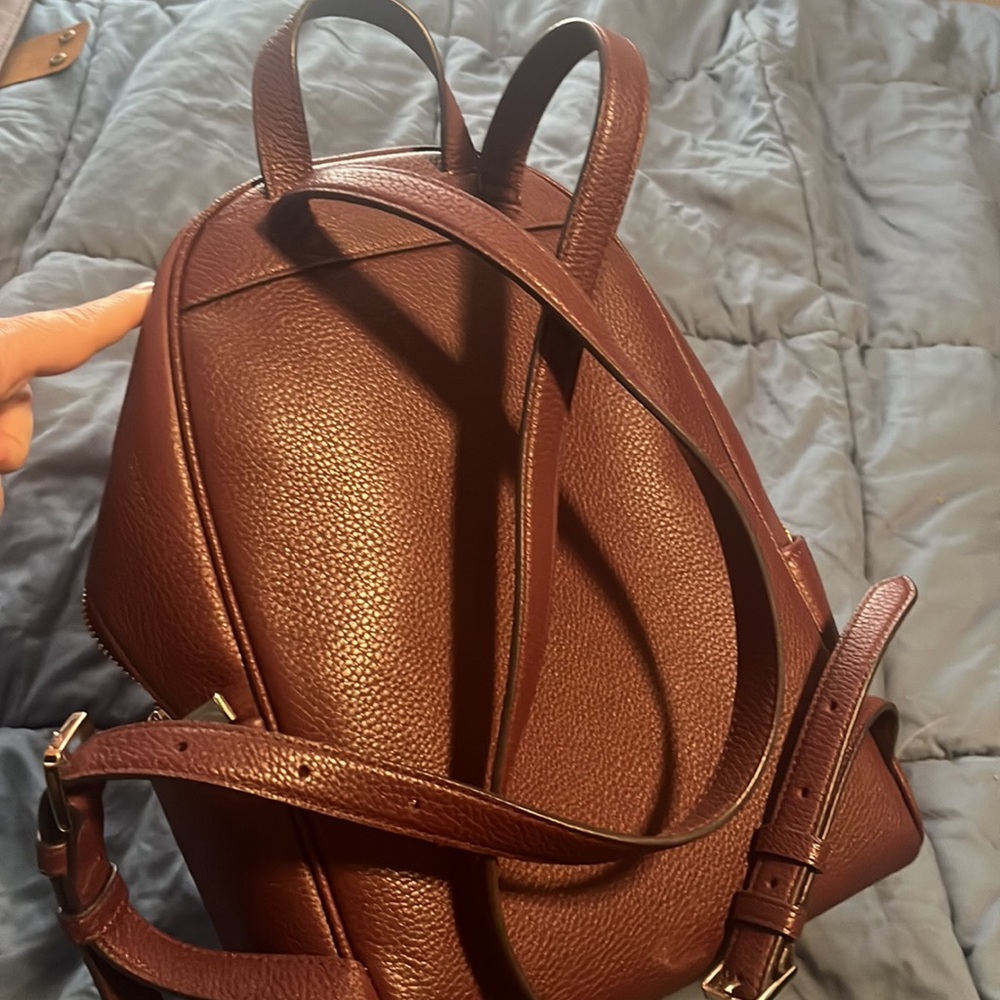 Kate Spade medium dome backpack in cherrywood. Good condition! - Picture 7 of 8